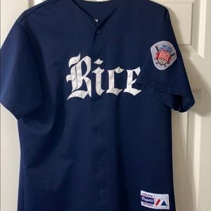 Vintage NCAA Rice University Baseball Jersey